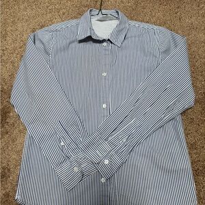 H&M Boy's Blue Striped button down Shirt